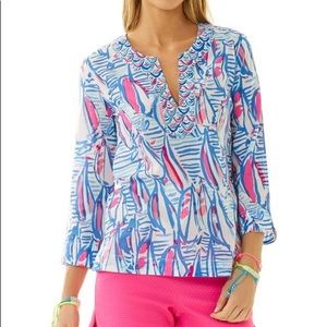 SOLD - Lilly Pulitzer ‘Red Right Return’ Tunic